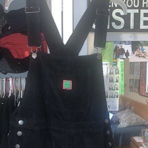 Empyre Suzie Black Corduroy Overalls